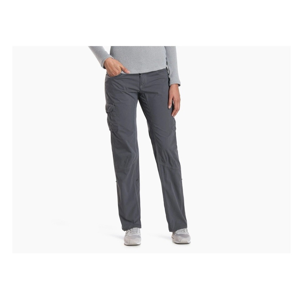Kühl Splash Cargo Pants Women 10 Gray Convertible Roll Up Hiking Outdoor Utility